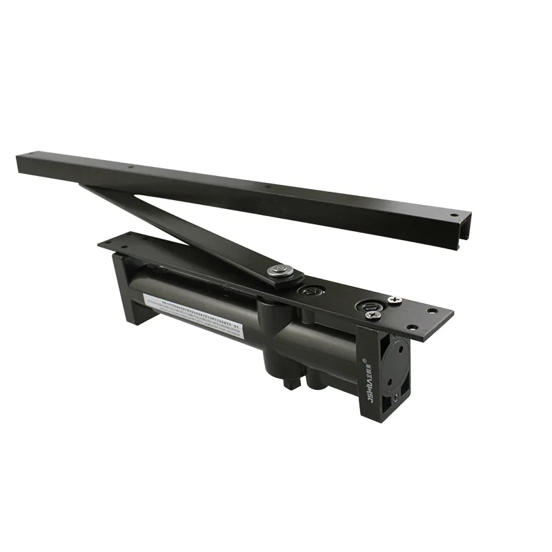 

40-100kg Hydraulic Automatic Door Closer Stealth Self Closing Door fittings Black concealed with a Retainer