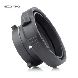 Soonpho Bowens to Elinchrom Interchangeable Mount Ring Adapter for Studio Flash Strobe