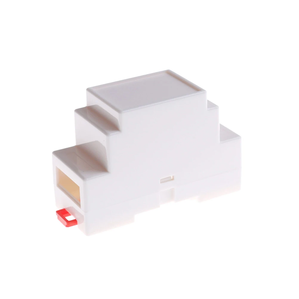 1PC DIN Rail PLC Junction Box Plastic Electronics Box Project Case 88x37x59mm/100*60*25mm High Quality