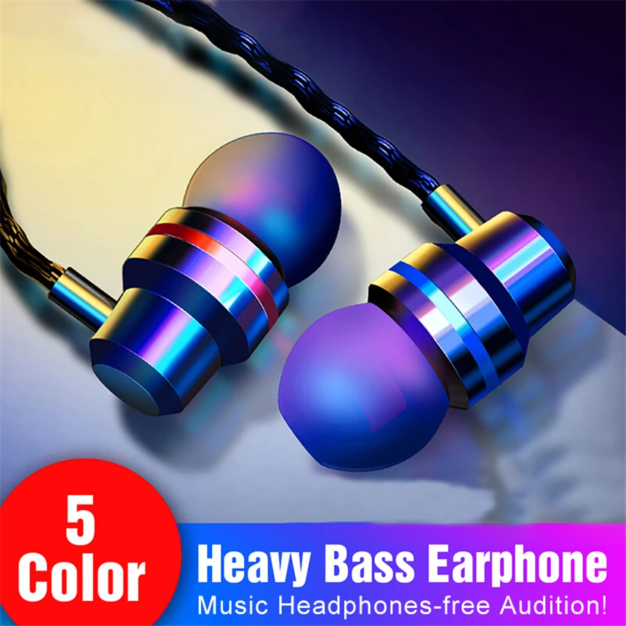 Super Bass Earphones For JBL Oneplus 6 5T 5 3T 3 2 1 X One PlusEarbud Earphones Earpiece Headsets Fone De Ouvido With Mic