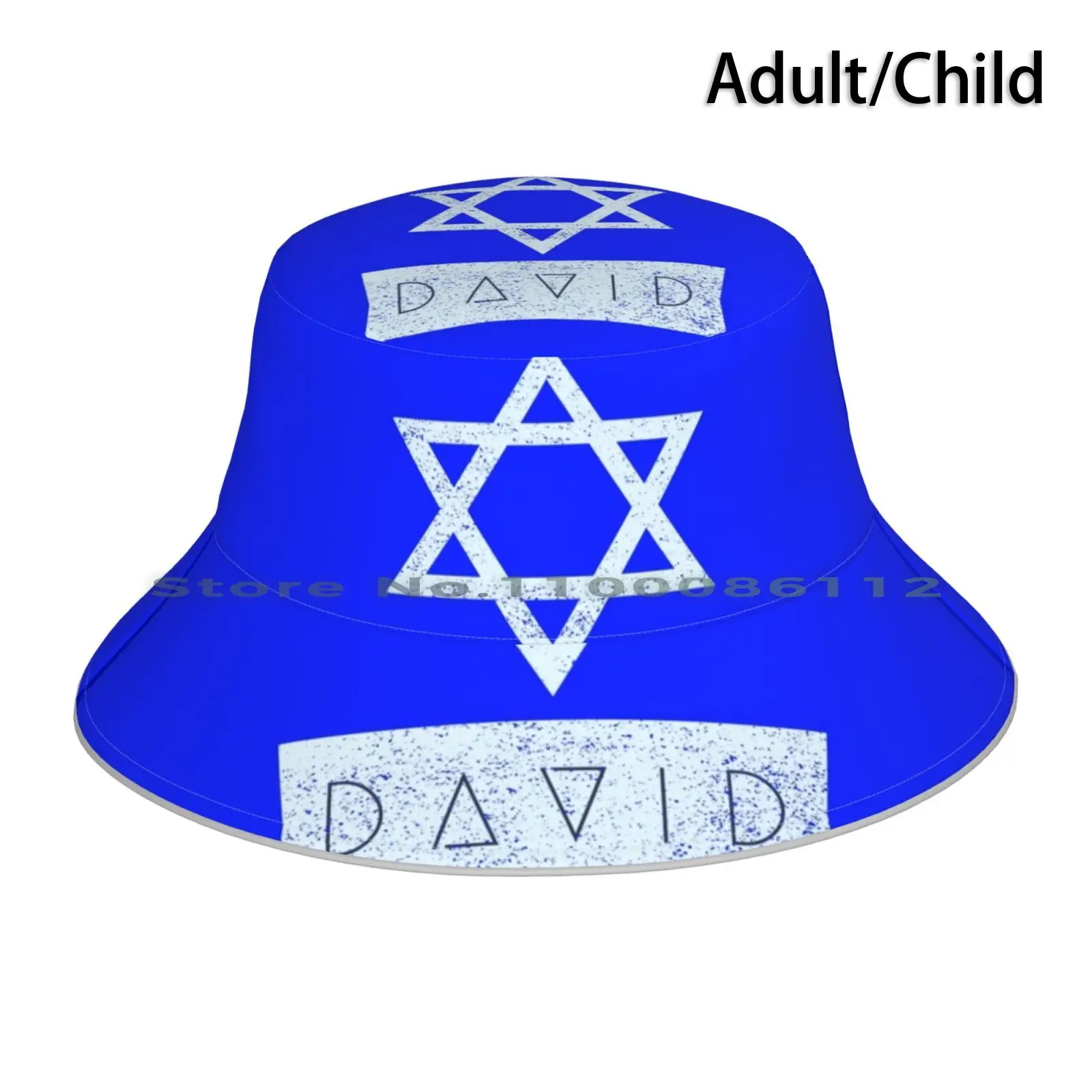 Star Of David Bucket Hat Sun Cap Hebrew Shield Of David Magen David Star Of David Jewish Judaism Symbol Hexagram Equilateral