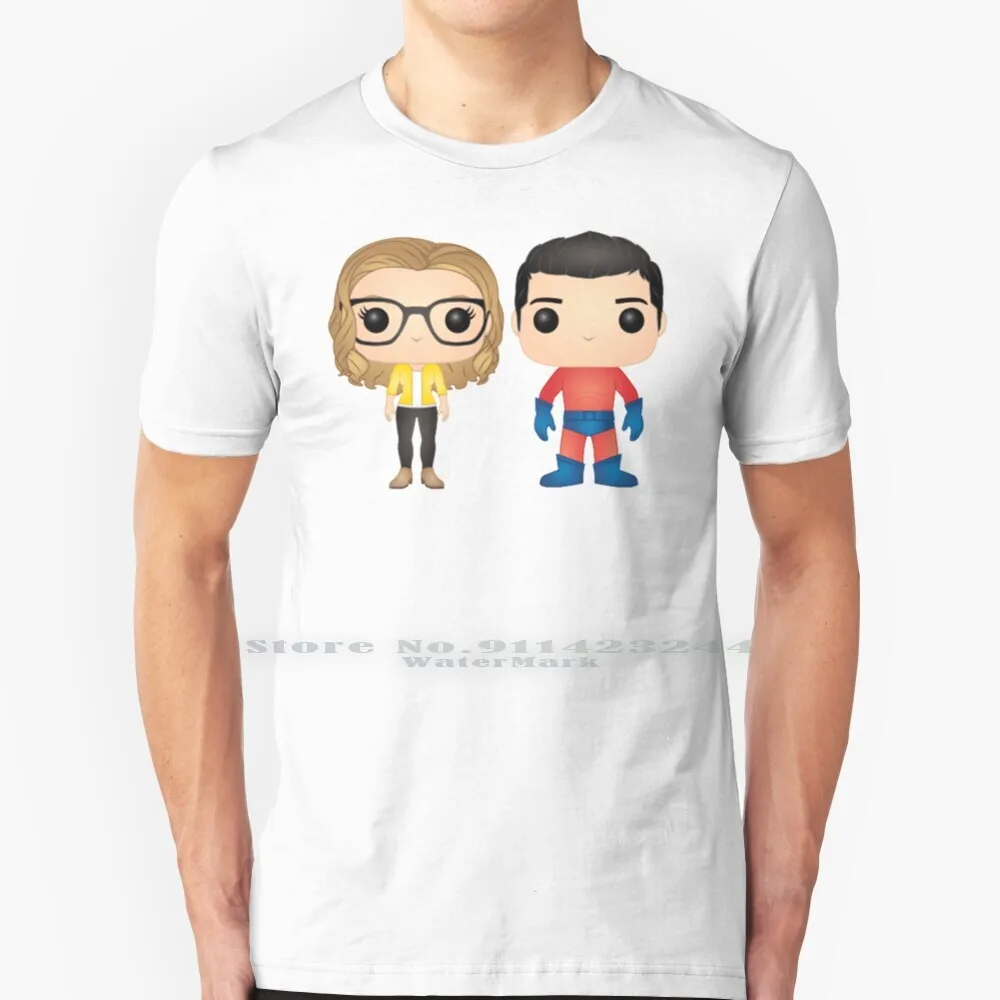 Karamel Funko Pops 100% Cotton T Shirt Kara Zor El Melissa Benoist James Olsen Mehcad Winn Schott Jeremy Lucy Lane Jenna Dewan