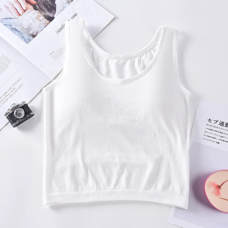 Women Tank Top Sexy Lingerie Female Camis Top Sleeveless Vest Underwear Knitted Top Sexy  Tee Summer Tanks Padded Camisole