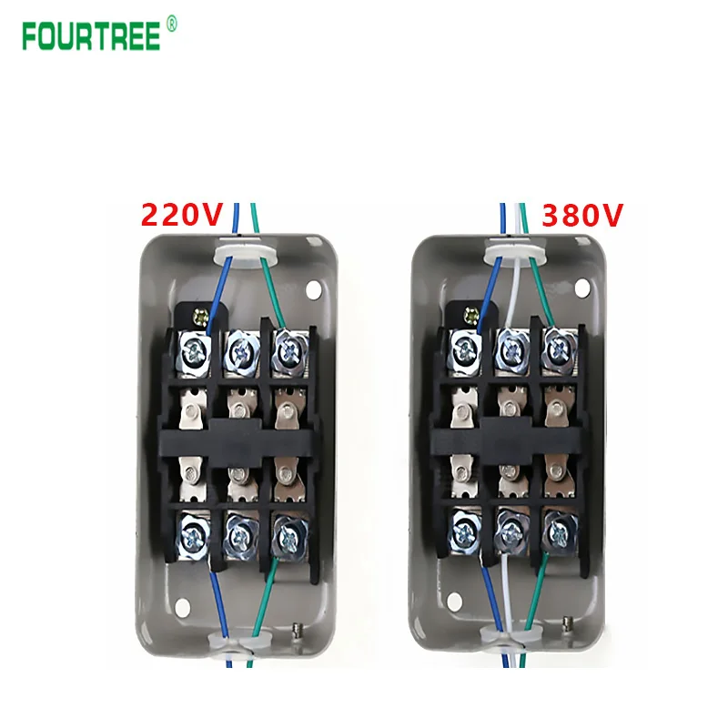 BS230B 7.5KW Power Control Button Switch Industrial Household Three-Phase Motor Start Button Press Switch 17A