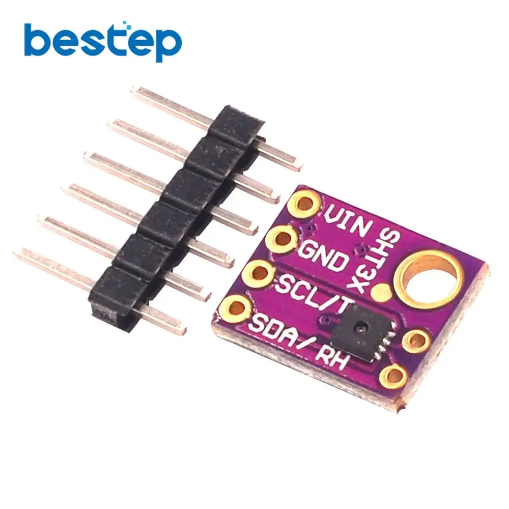 SHT30/SHT31/SHT35 Digital Output Temperature and Humidity Sensor Module IIC I2C Interface 3.3V GY-SHT31-D For Arduino