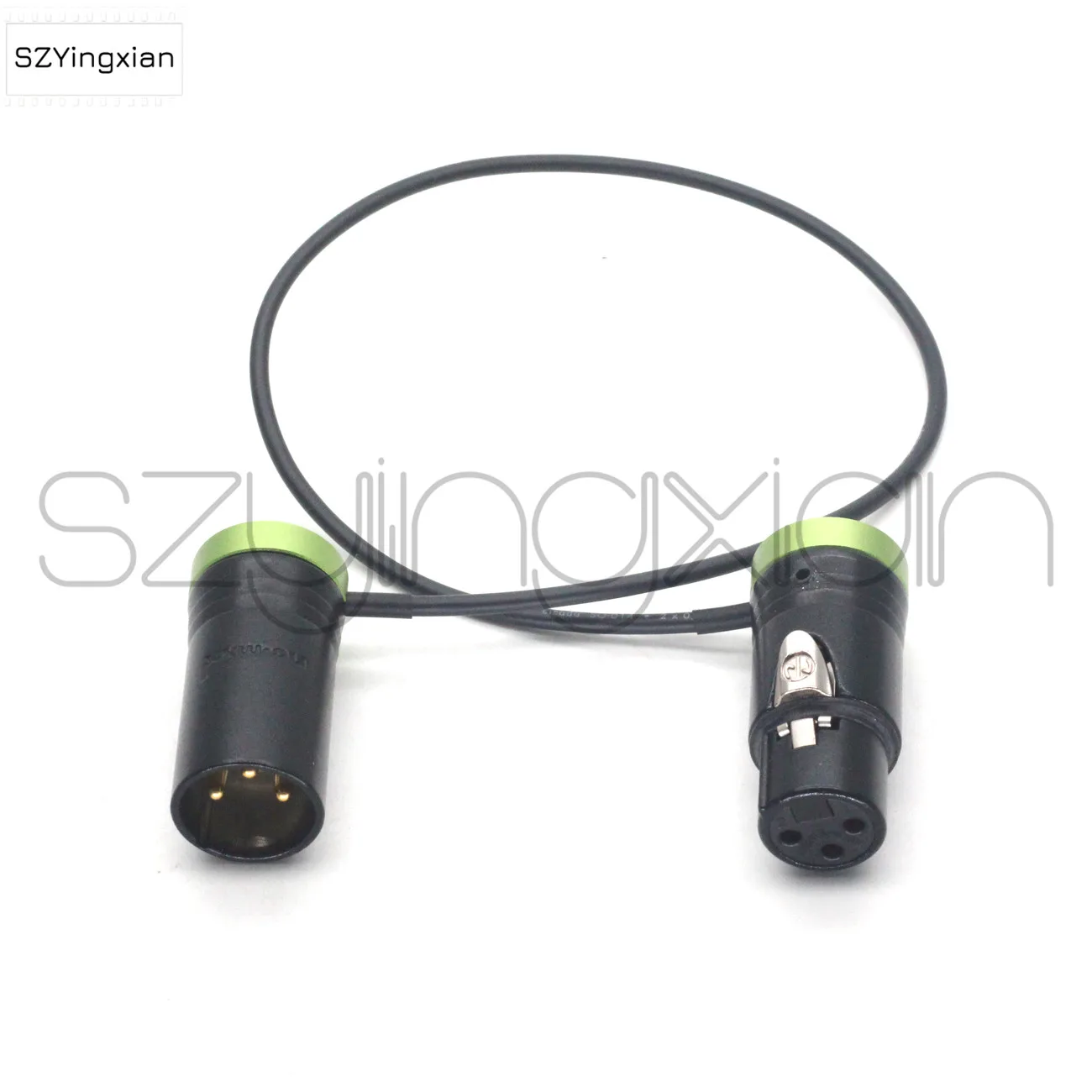 NEUTRIK short Canon 3-pin revolution short xlr head 3-pin female SOMMER SOD-14 audio cable black green red blue