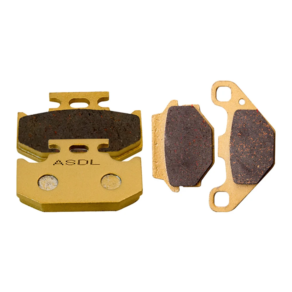 200CC LOW DUST Motorcycle Front and Rear Brake Pads Set For KAWASAKI KDX200 KDX 200 E1 E2 E3 E4 1989-1992