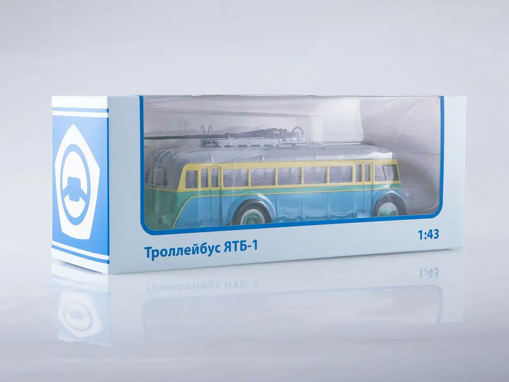 New EAC 1:43 Scale YATB-1 USSR BUS Trolleybus By Editions Collections Diecast model for Collection