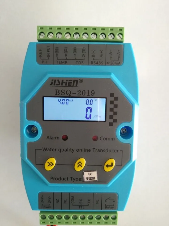 Imagem -03 - Condutividade Transmissor Bsq2023 Condutividade Sensor 4-20ma Rs485 Output Module ce