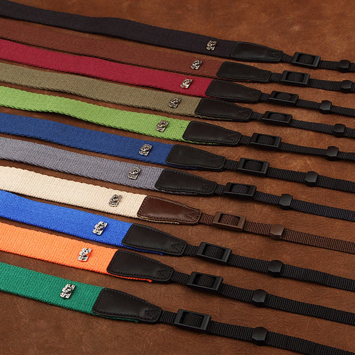 Cam-in ผ้าฝ้ายทอ micro สายกล้องเดี่ยวสําหรับ Sony Leica Nikon Canon universal interface CS030