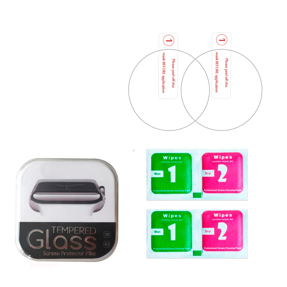 2 pezzi di vetro temperato 2.5D per Huawei Honor Magic Watch GT 2 GT2 GS Pro 46mm Smartwatch pellicola protettiva per schermo vetro antigraffio