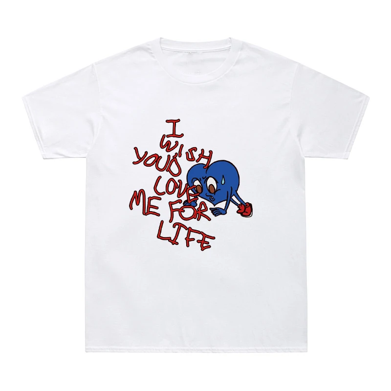 Hot Sale 2020 Summer Men T-Shirts I Wish You Love Me For Life Harajuku Tshirts Brockhampton Ginger Hip Hop Tees Funny T-Shirt