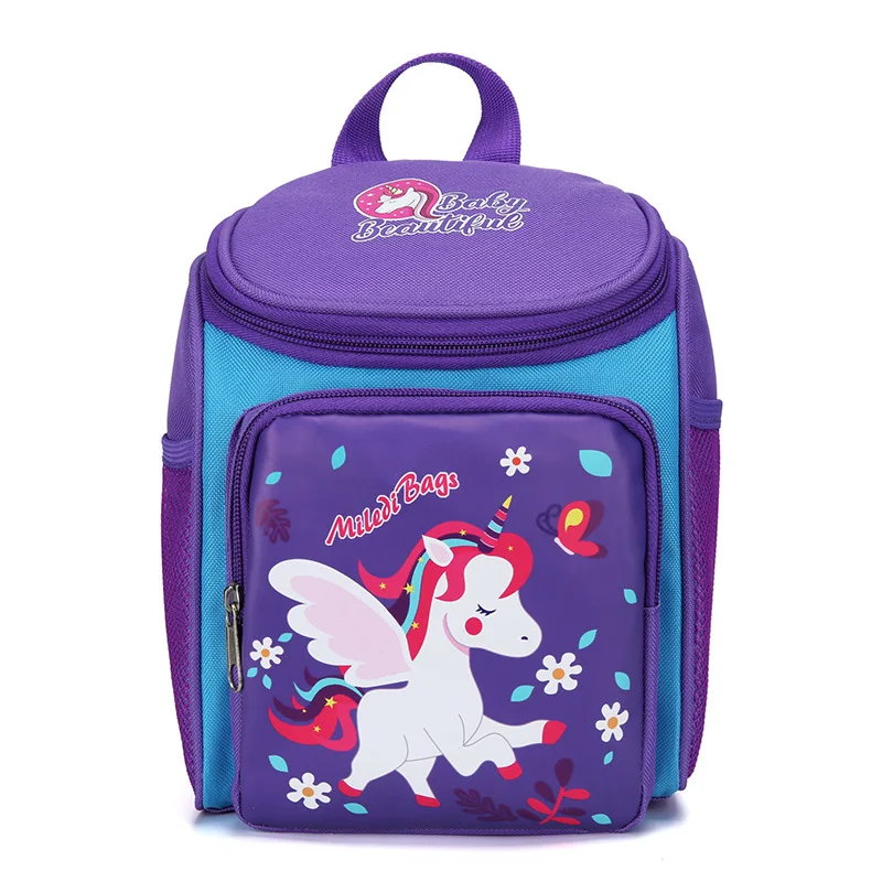 Fashion Unicorn Primary Anime Bag Girl Boy Lovely Cat Lion School Backpack Child Travel Bag Kids Cute Mochilas Cartoon Bag
