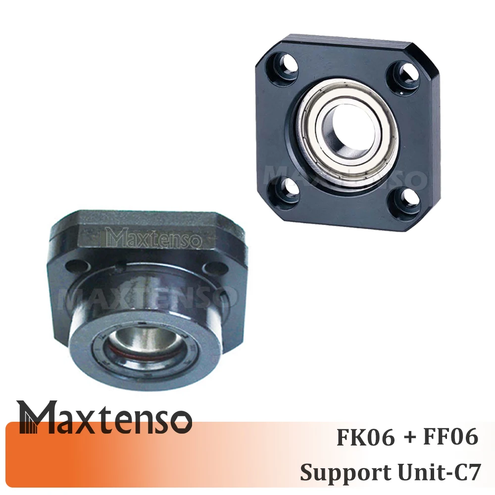 

MAXTENSO Ball Screw Support Unit Set FKFF FK06 FF06 Professional 3D Printer Mini TBI HIWIN Premium CNC Parts High Accuracy Shaft