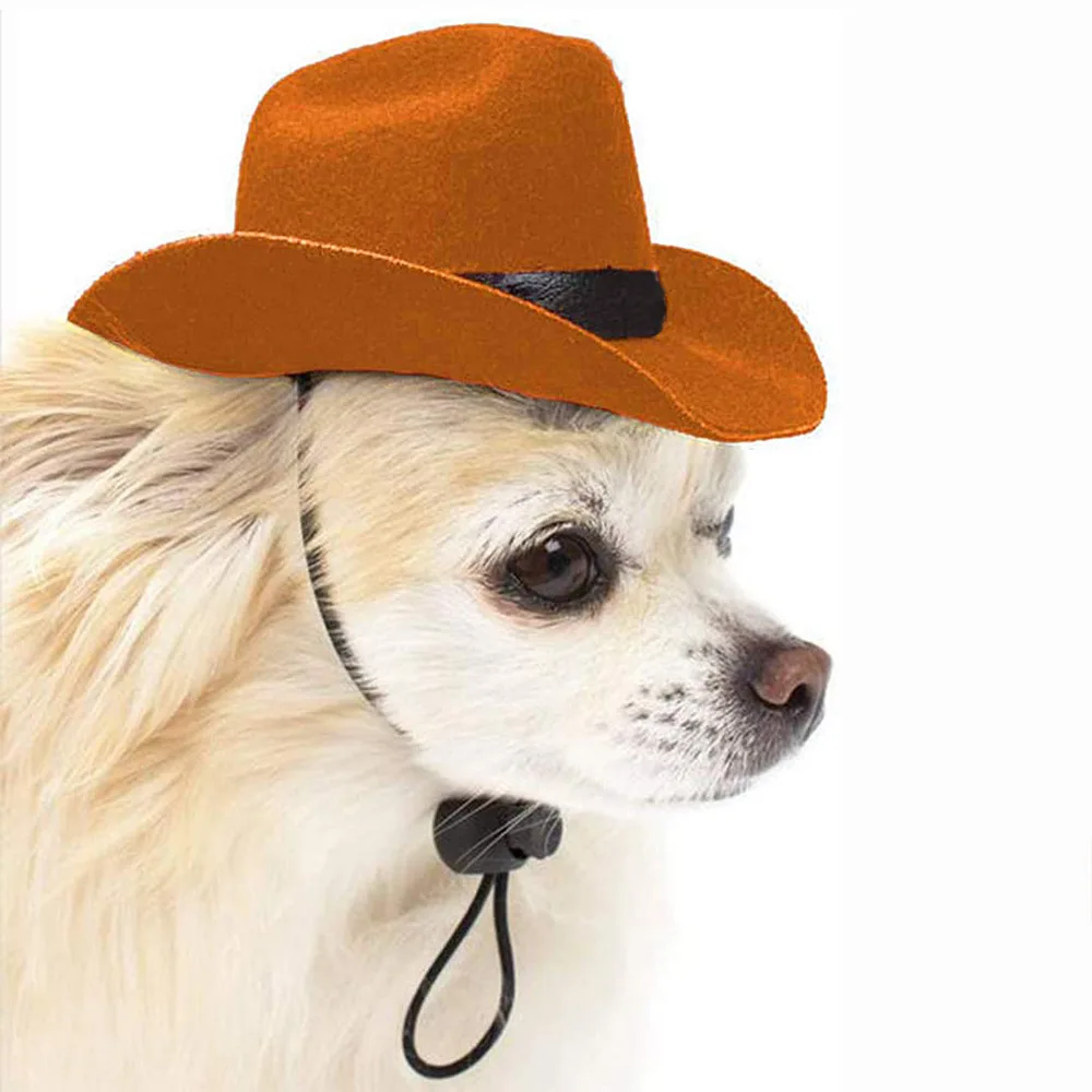 

2022 New Small Medium and Large Pet Hat Cosplay Pet Accessories Cats and Dogs Western Cowboy Hat Pet Decoration