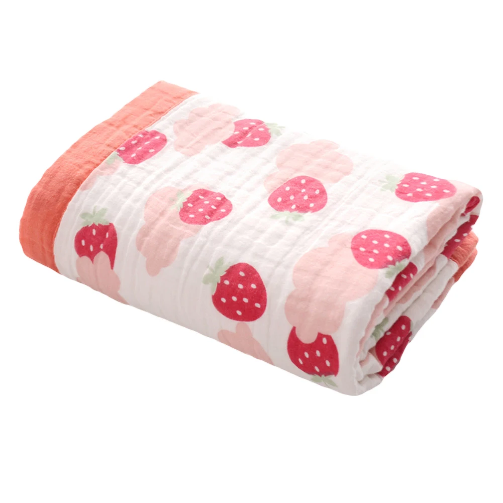 Baby Blanket  Newborn Two Layers Muslin Cotton Swaddle Kids Swaddling Wrap Bedding Receiving