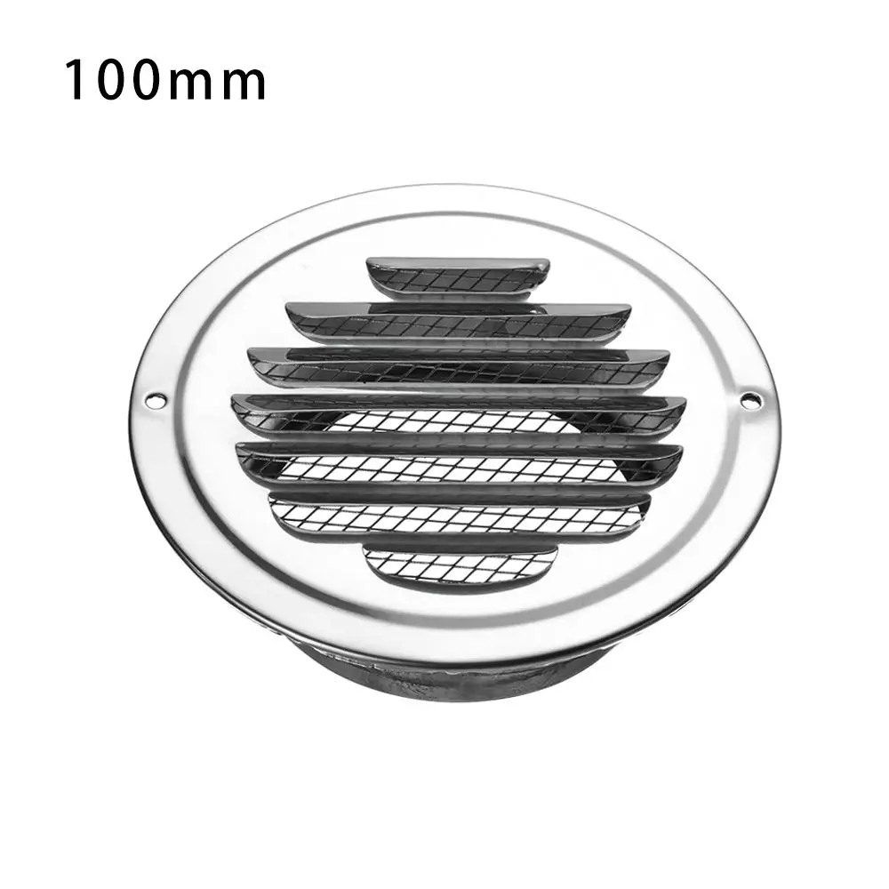 Durable Prevent Pest Round Air Circulation Ducting Ventilation Grilles Exterior Wall Air Vent Vents Cover