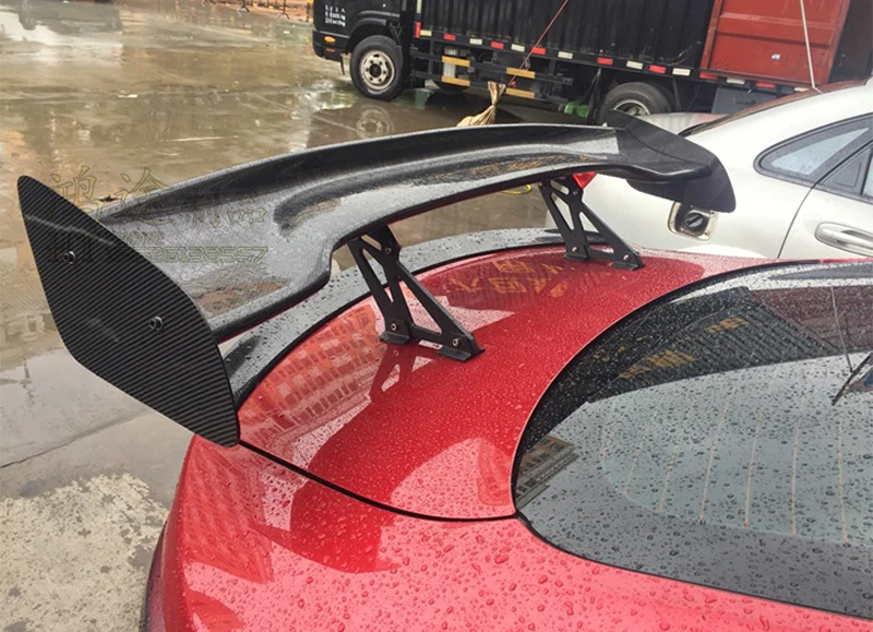 Universal Rear Wing Spoiler for Jaguar XF 2008-2015 GTS Style High Quality Carbon Fiber 100% New Fitment view 3