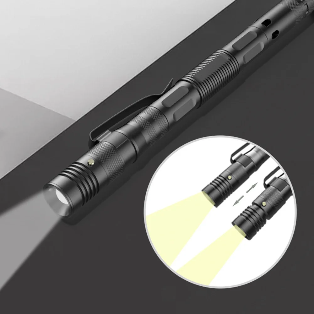 Multifunctionele Tactical Pen Zelfverdediging Vrouwen Verdedigen Zaklamp Aluminium Schroevendraaier Kurkentrekker Beschermen