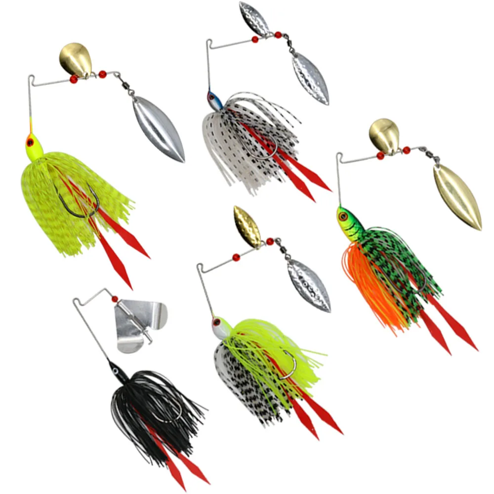 Mycena 16G & 18G & 21G Spinner Aas Bas Jig Chatter Aas Vissen Lokken Chatterbait Vissen Kit wobblers Voor Bass Visgerei