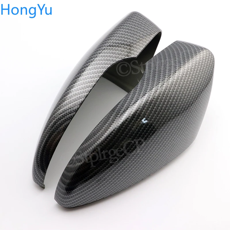 For Volkswagen VW CC Beetle Jetta Passat Sagitar Magotan Scirocco EOS Bora Rearview mirror cover carbon fiber side mirror cover