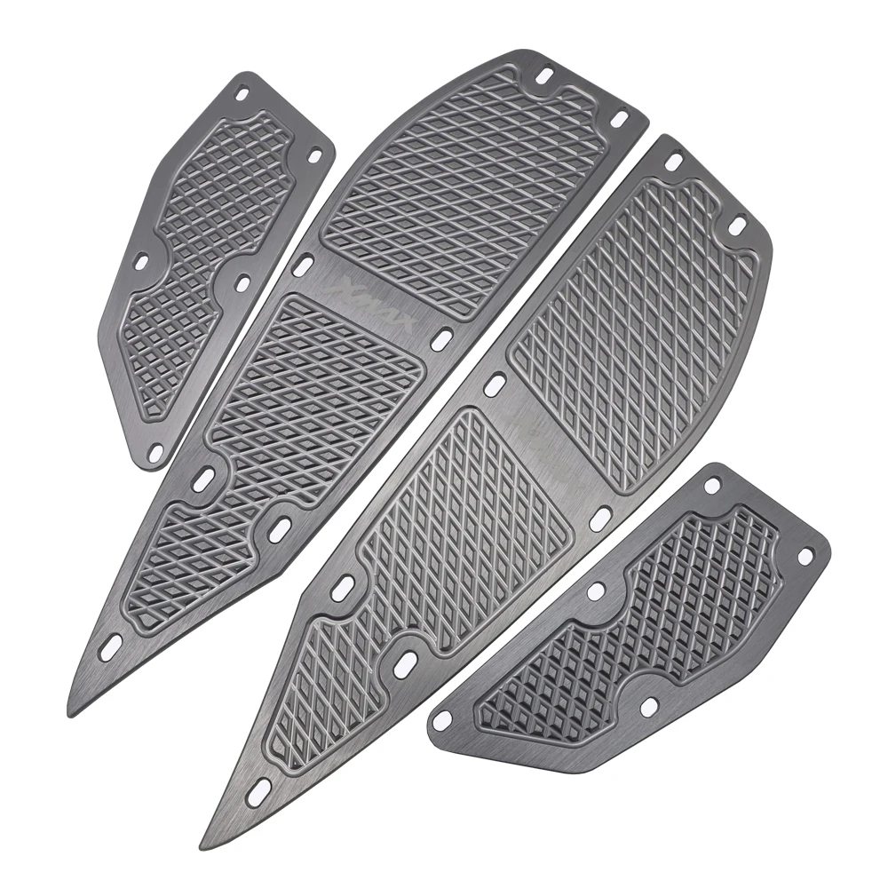 Motorcycle CNC Foot Rests Step Footrest Footpads Pedals Plate Cover Fit For Yamaha XMAX 300 X-MAX 250 300 2017-2021 2018 2019