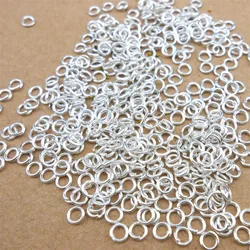 Top Quality 5MM 1000pcs/Lot 925 Silver color Open Jump Ring For DIY Jewelry Findings Wholesale Jump ring