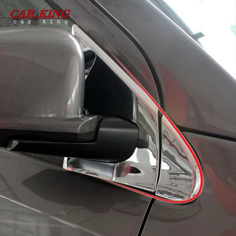 

6PCS ABS Chrome Car side windows Rearview mirror Pillar frame Cover Trim fit for dodge journey fiat freemont 2013 2014 2015 2016