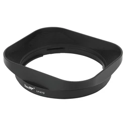 Haoge LH-X13 Metal Square Lens Hood for Fujifilm Fuji XF 18-55mm F2.8-4.0 R LM OIS FUJI 18-55 14mm/2.8 Camera lens