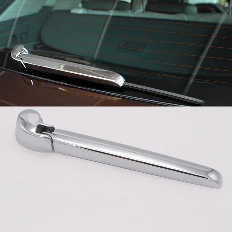 

for Audi Q5 FY 2018 2019 Car-stayling ABS Chrome Car Tail Rear Window Rain Wiper Wipers Nozzel Cover Trim 2PCS