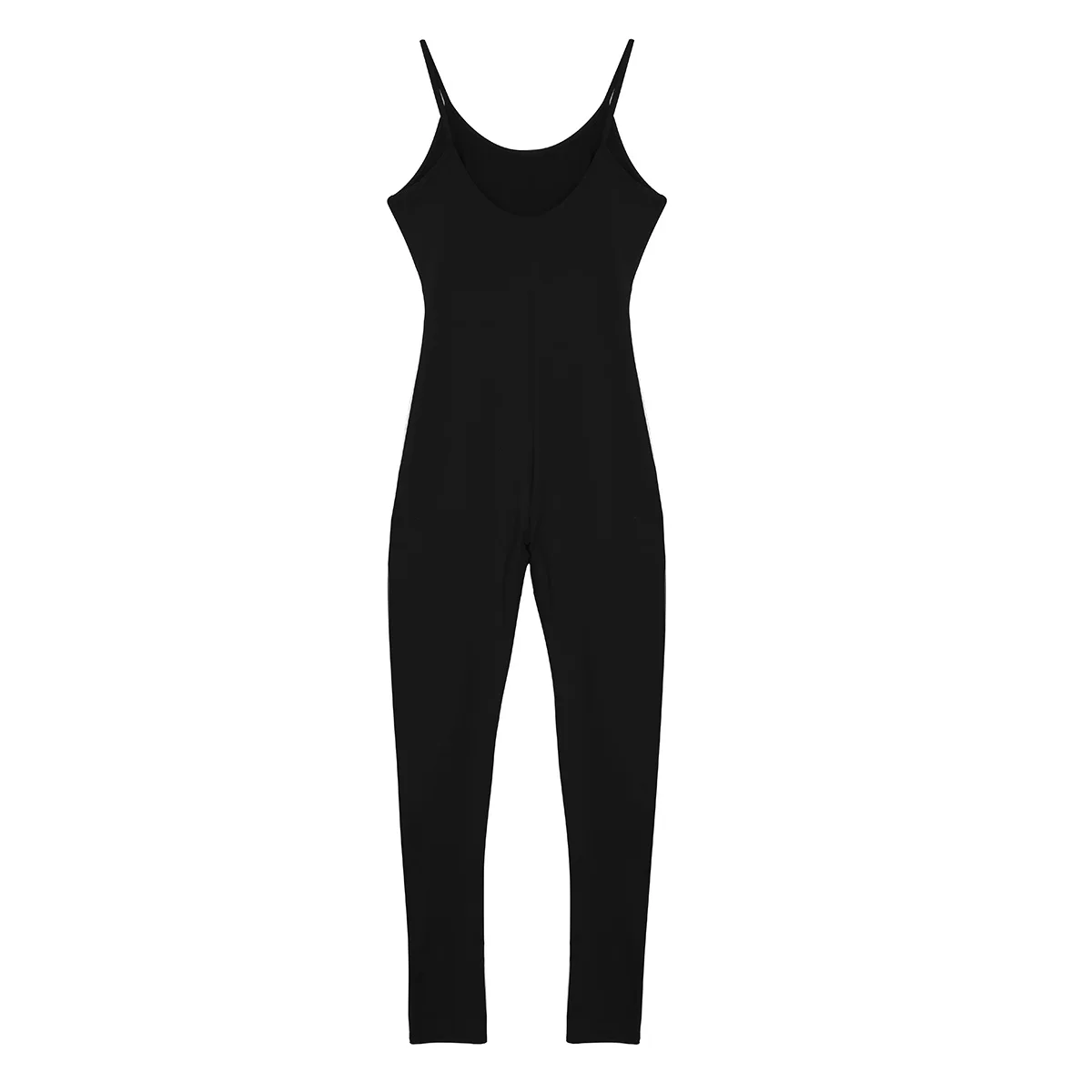 Womens Tank Unitard Yoga Dance Leotard Bodysuit Adult Sleeveless Fitness Running Sportswear Footless Stretchy Solid Jumpsuit