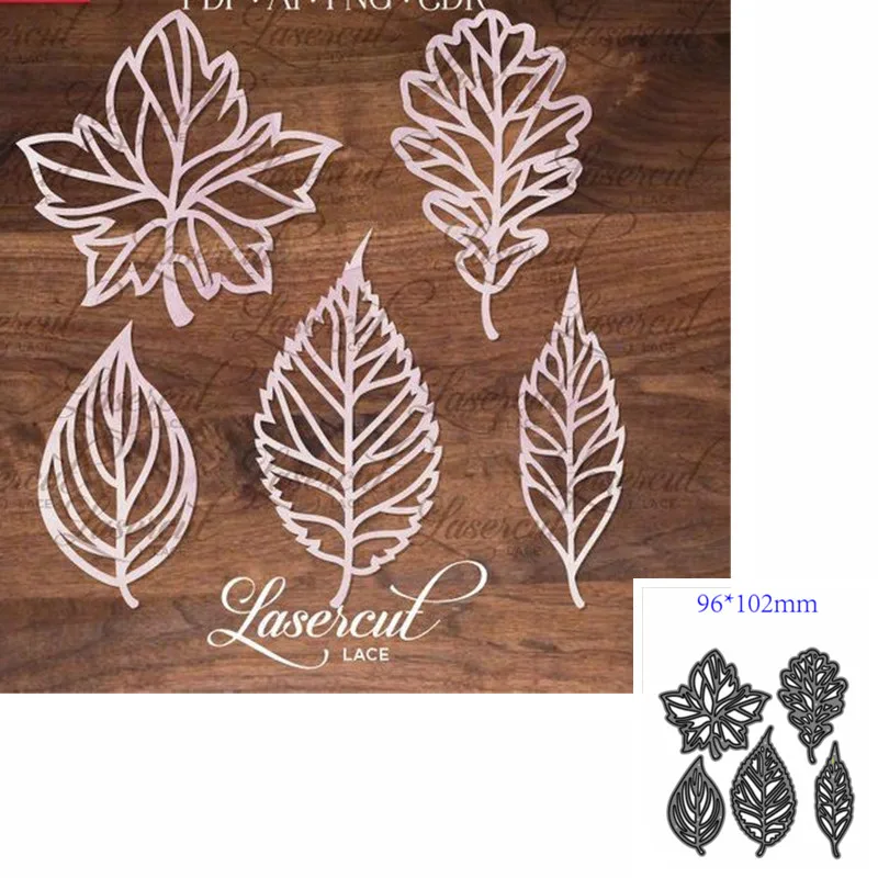 Metal Cutting Dies Cut Mold leaf Decoration Scrapbook Paper Craft Knife Mould Blade Punch Stencils