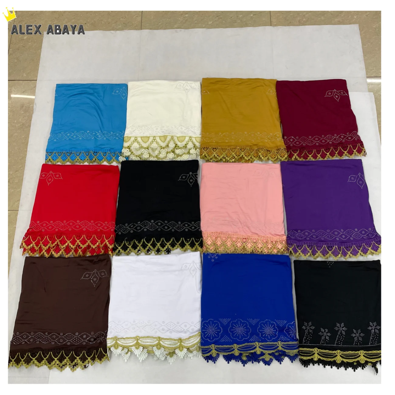 2021 Latest African Women Scarf 100% Cotton Big Size Scarf  Dubai Scarf Muslim Embroidery Hijab Scarf  For Pray Shawels