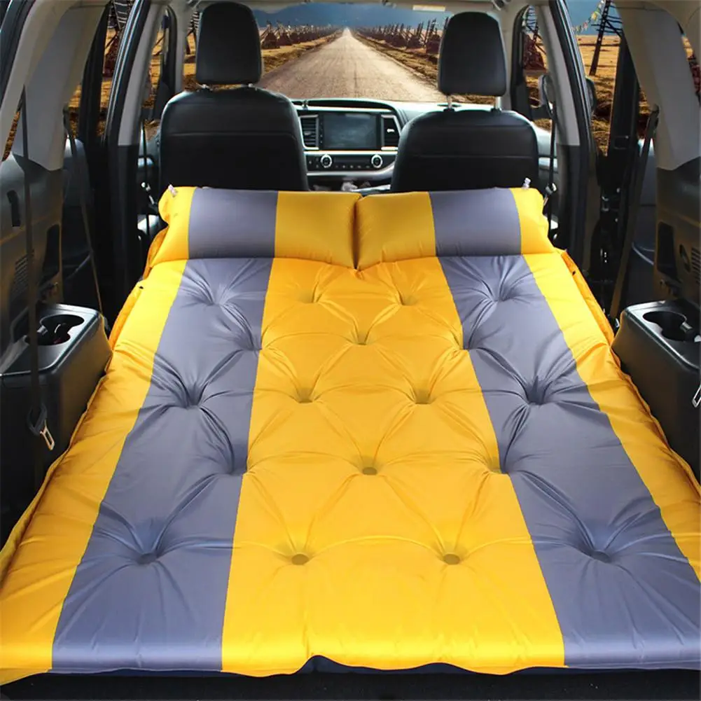 Car Travel Bed Camping Air Mattress Car Back Seat Auto Blow Up Bed Iatable Mattress Raised Airbed Iatable Outdoor Sofa