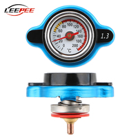 0.9/1.1/1.3Bar Car Water Tank Covers With Temperature Gauge Thermometer Radiator Cap Pressure Temp Sensor AutomotiveAccessories
