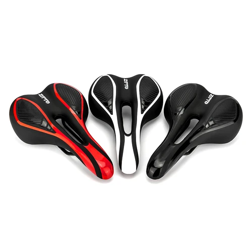 Imagen 2 del producto ZTTO-sillín de bicicleta de montaña, cómodo y grueso, hueco, transpirable, de carreras, de PU suave, ancho, grande, asiento de bicicleta de montaña y carretera