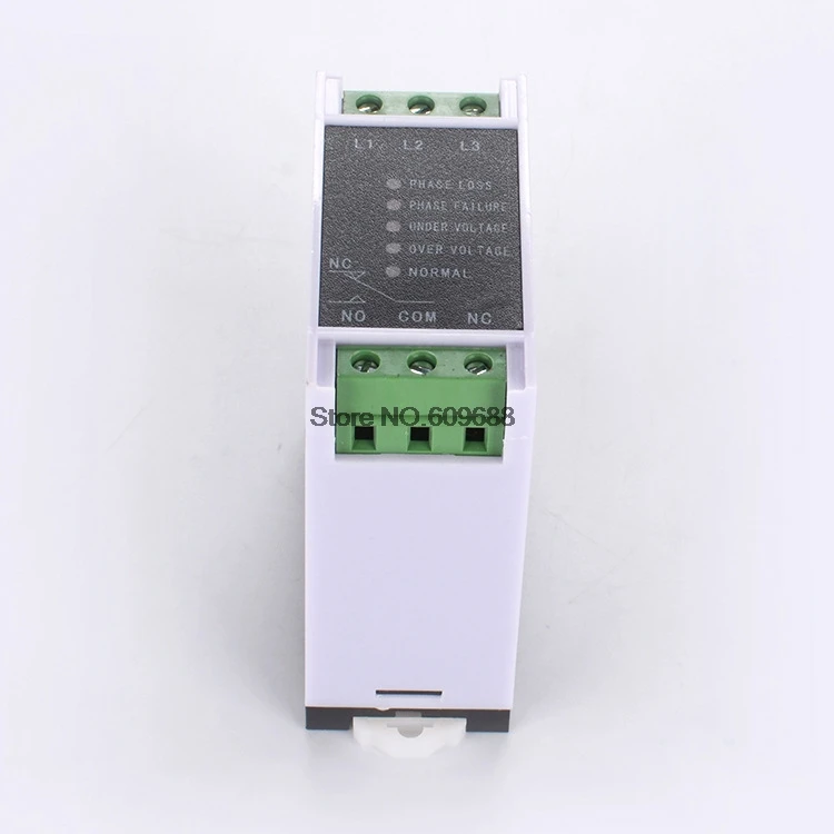 JVR-380 Phase Sequence Relay Monitoring Voltage Control Device latching relay