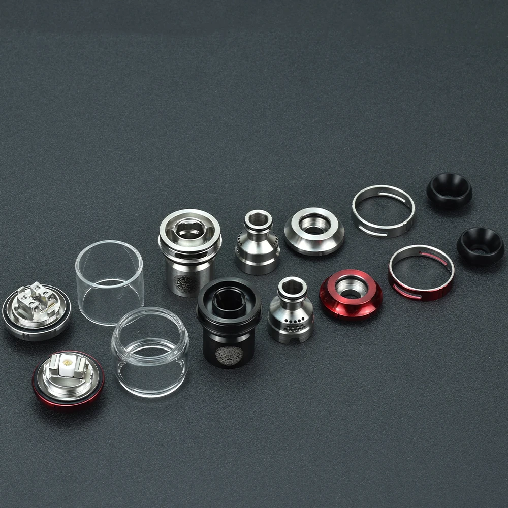 25 مللي متر Vape Zeus x Zeus x mesh 3.5 مللي 4.5 مللي تدفق الهواء المدخول قابل للتعديل 316 SS المزدوج لفائف Vape خزان RTA Vaper البخاخة Kylin M برو هيئة الطرق والمواصلات