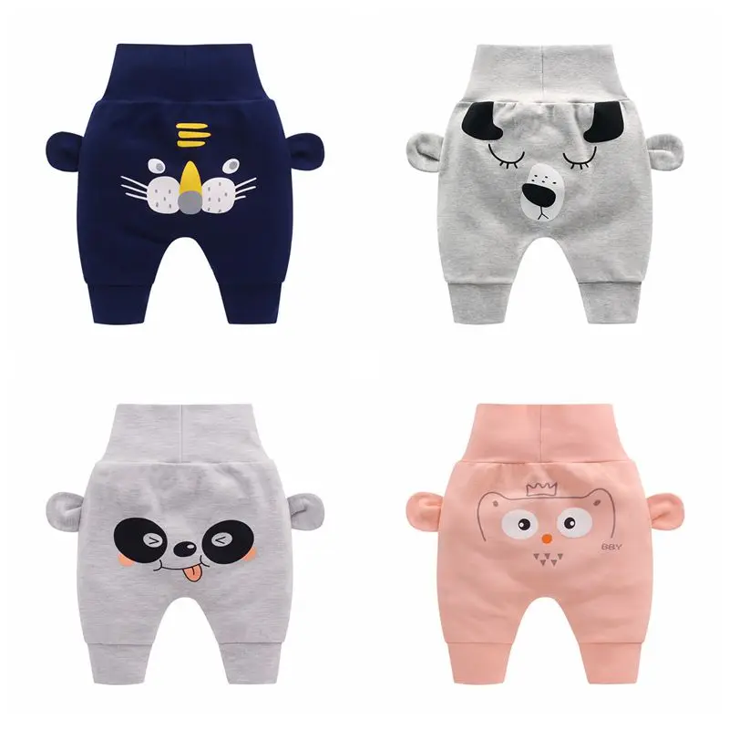 

Baby PP Pants 2020 New Baby Fashion Autumn Long Pants Cartoon Animal Printing Baby Boys Trousers Kid Wear Baby Girls Pants 0-24M