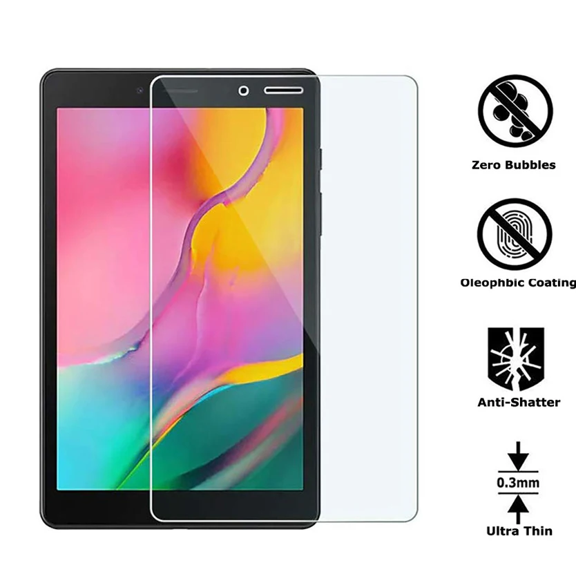 

Tempered Glass Film Screen Protector For Samsung Galaxy Tab A 8.0 inch (2019) SM-T290 T295 T297 8.0" Protective Film Glass