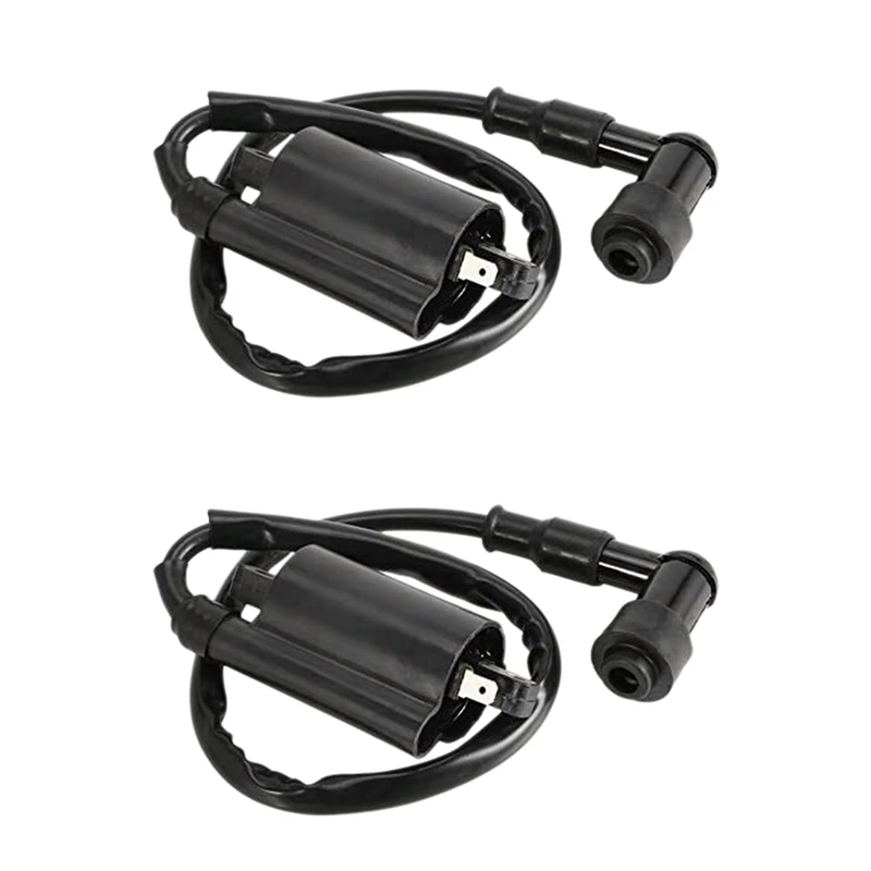 2X Motorcycle Ignition Coils Fits for Yamaha GS125 GN125 VX250 Virago 1100 XV1100 XV-1100 1995-2007