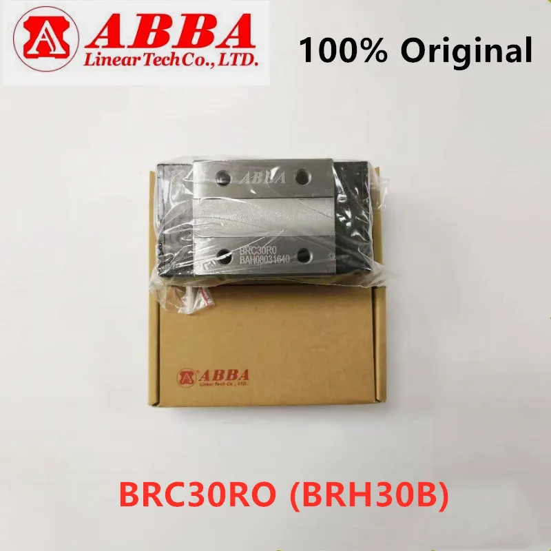 

6pcs Original Taiwan ABBA BRC30RO BRH30B Slider Block Linear Rail Guide Bearing BRC30R0 for CNC Router Laser Machine 3D printer