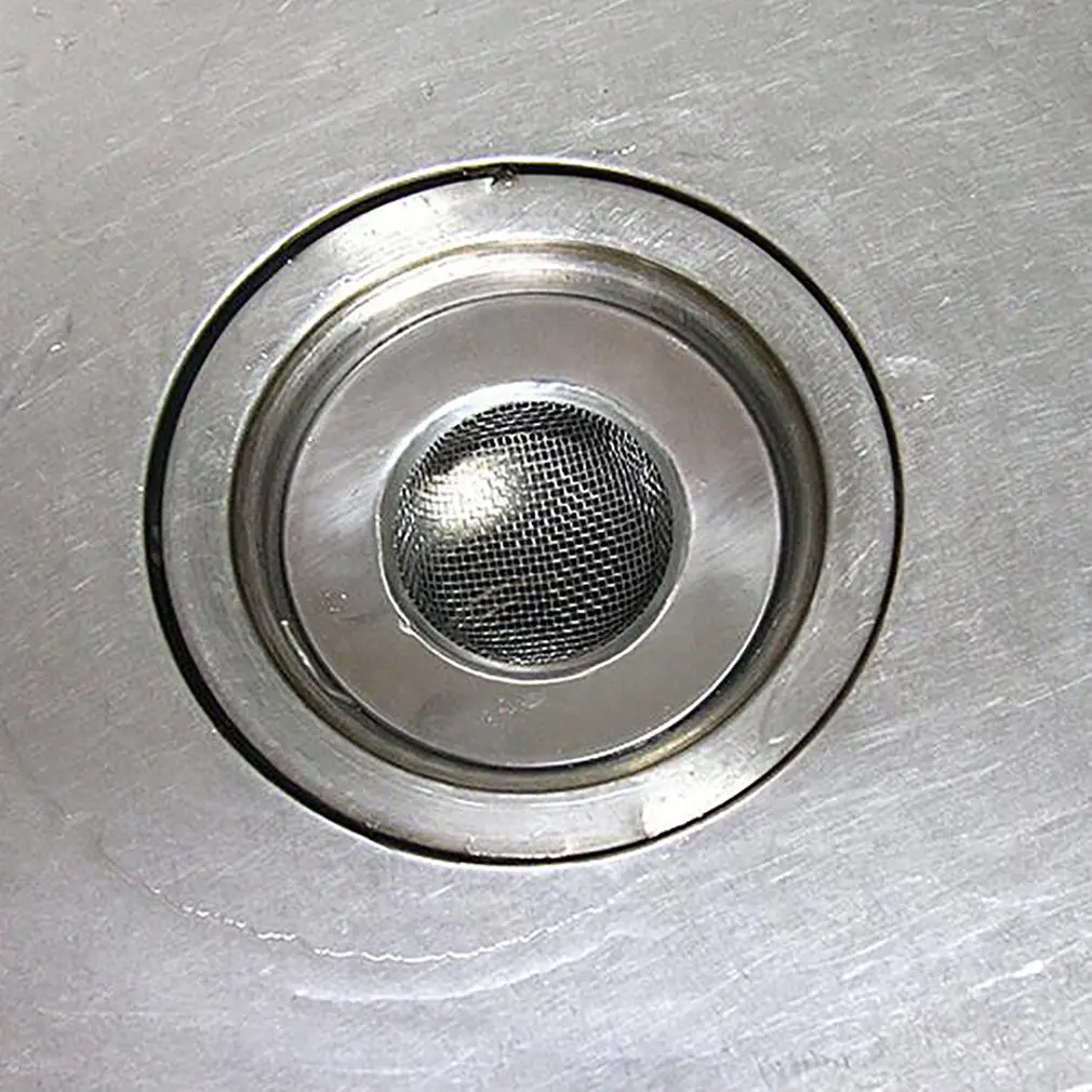 Sink Strainer For Shower Plug Hole Hair Catcher Bath Or Kitchen Sinks Stainless Steel Sink Drain 7.5Cm