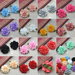 20pcs U Pick Ribbon Flower carnation Appliques sewing/craft/wedding lots A043