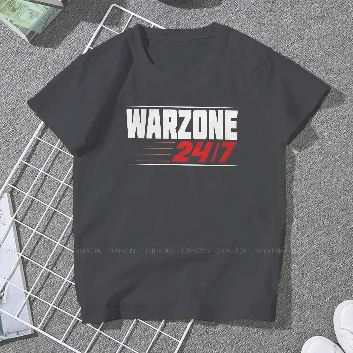 Warzone 24 7 Cute Girls Women T-Shirt COD Black Ops Cold War 5XL Blusas Harajuku Casual Short Sleeve Vintage Oversized Tops