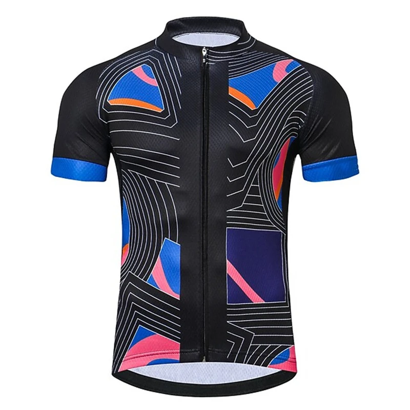 Hot Digital Custom Quick-drying Cycling Jersey Sublimated Printing Short Sleeve Sportswear Bicycle Clothes Shirts Riding Apparel