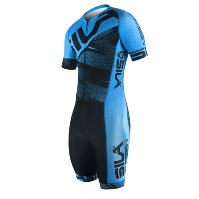 

SILA cycling triathlon suit summer men short sleeves skinsuit ropa ciclismo roadbike pro team bike clothing bicycle swimming kit