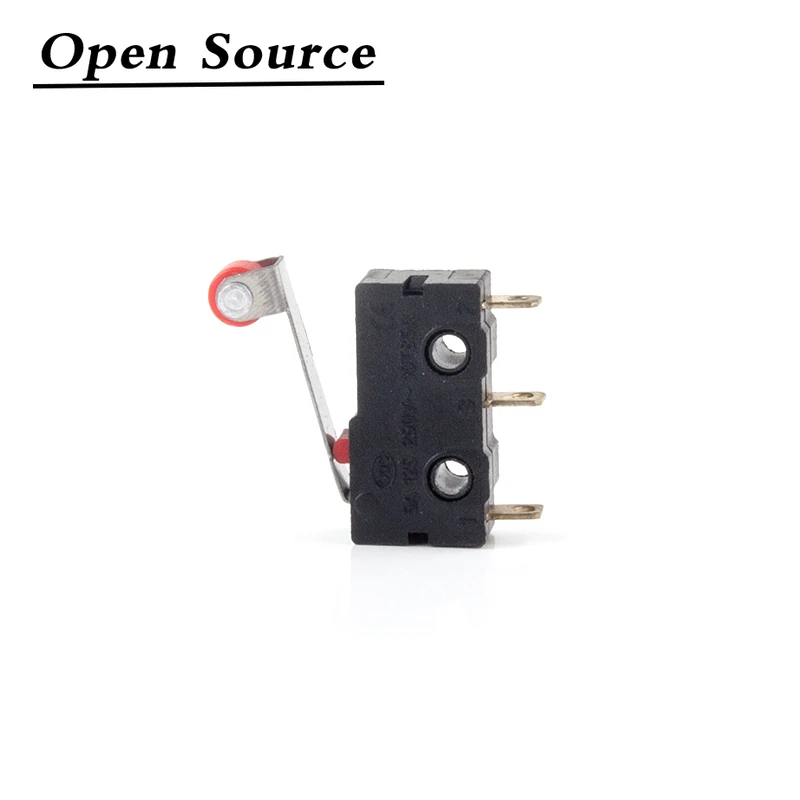 10Pcs Mini Micro Limit Switch NO NC 3 Pins PCB Terminals SPDT 5A 125V 250V 29mm Roller Arc lever Snap Action Push Microswitches