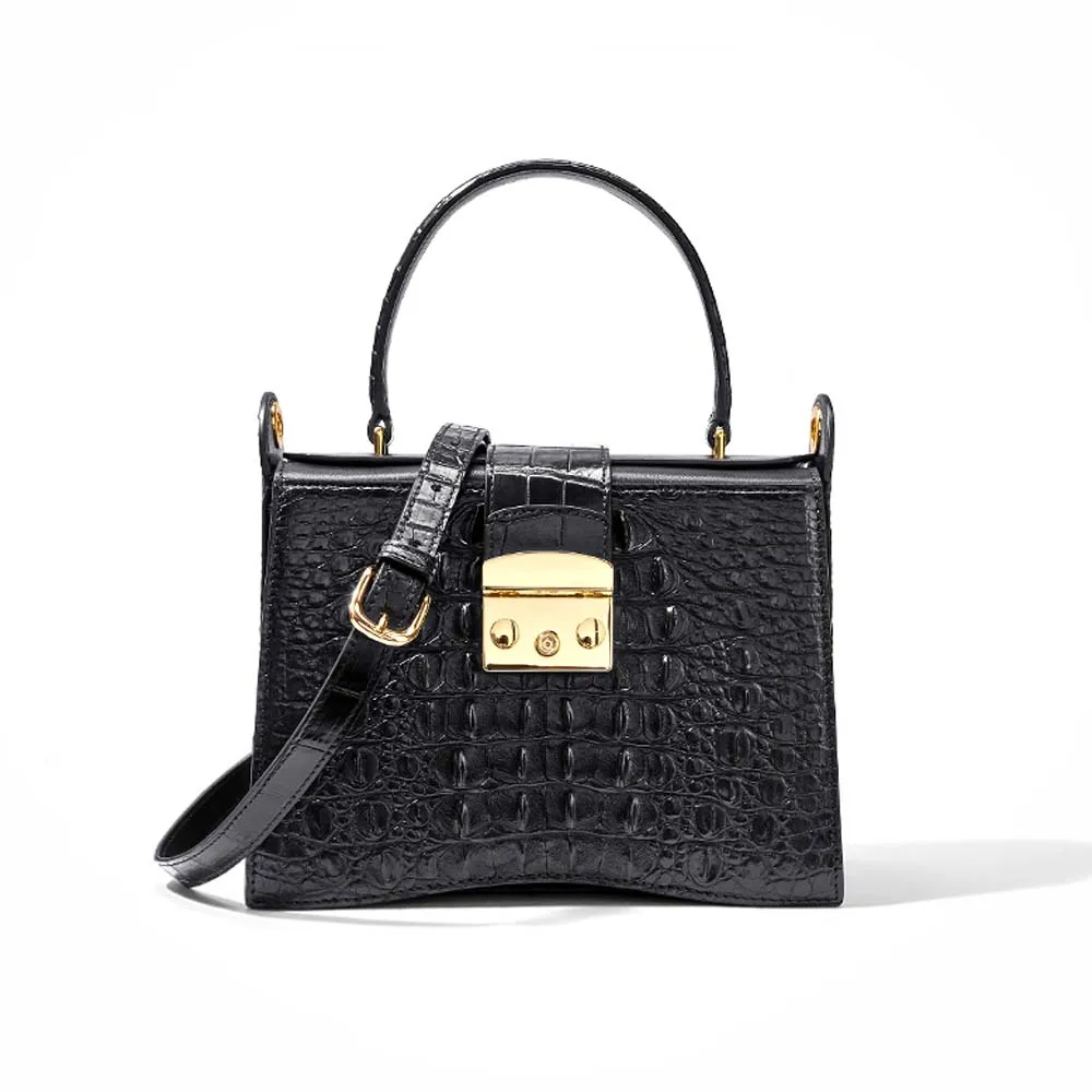 

gete new crocodile skin Female crocodile bag new Inclined shoulder bag fashion Female bag One shoulder bag women handbag