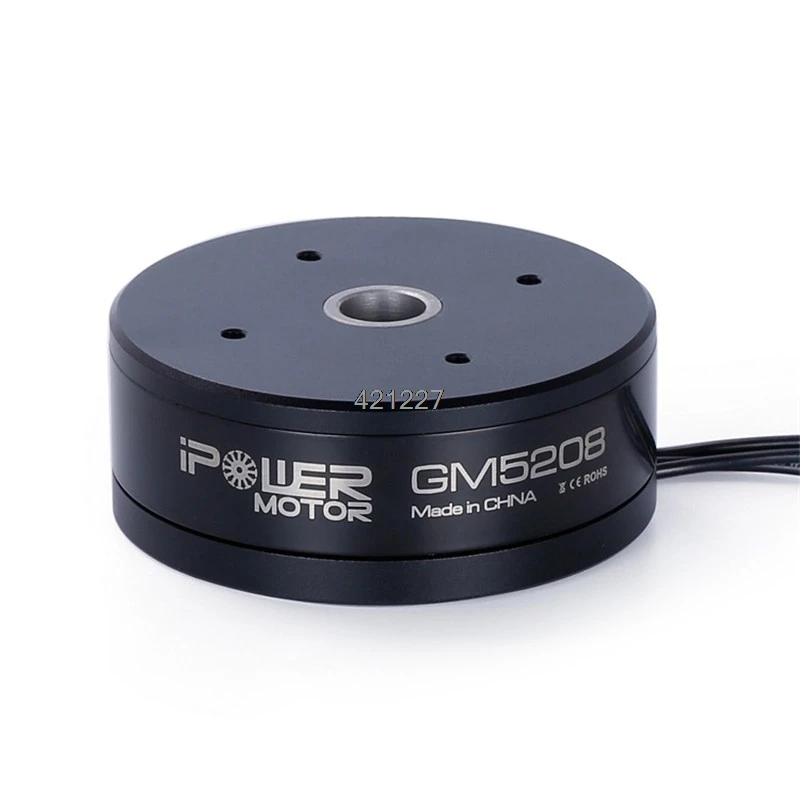 

Iflight Ipower GM5208 GM5208-200T 0.3KG 5208 Hollow Shaft Brushless Gimbal Motor for DSLR Mount designed for multi-rotor